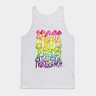 Doodle Mushrooms Tank Top